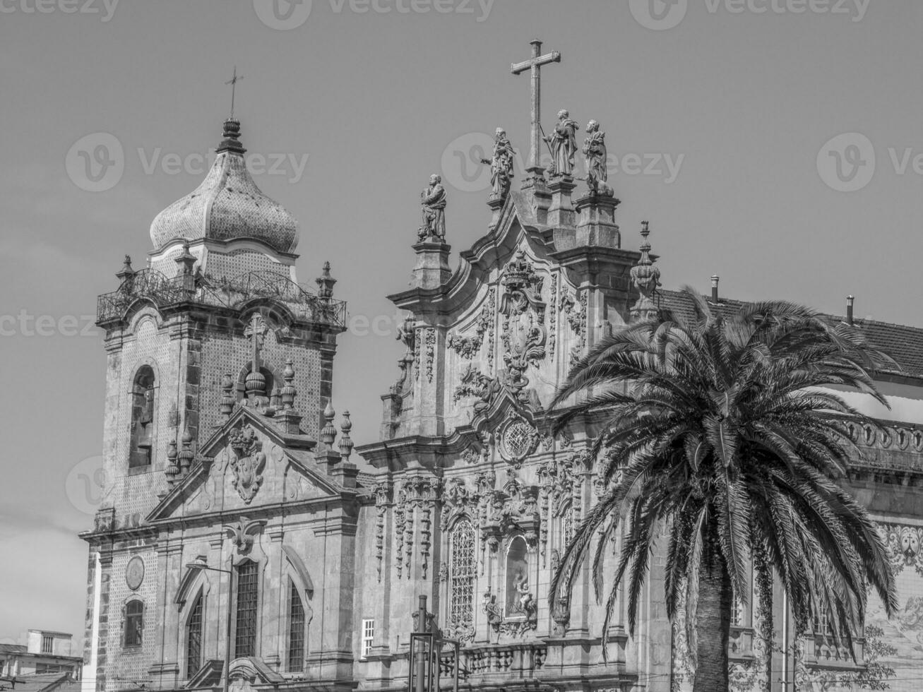 de stad porto foto