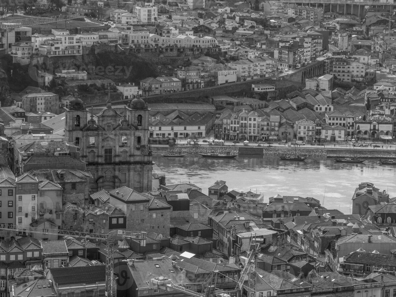 de stad porto foto