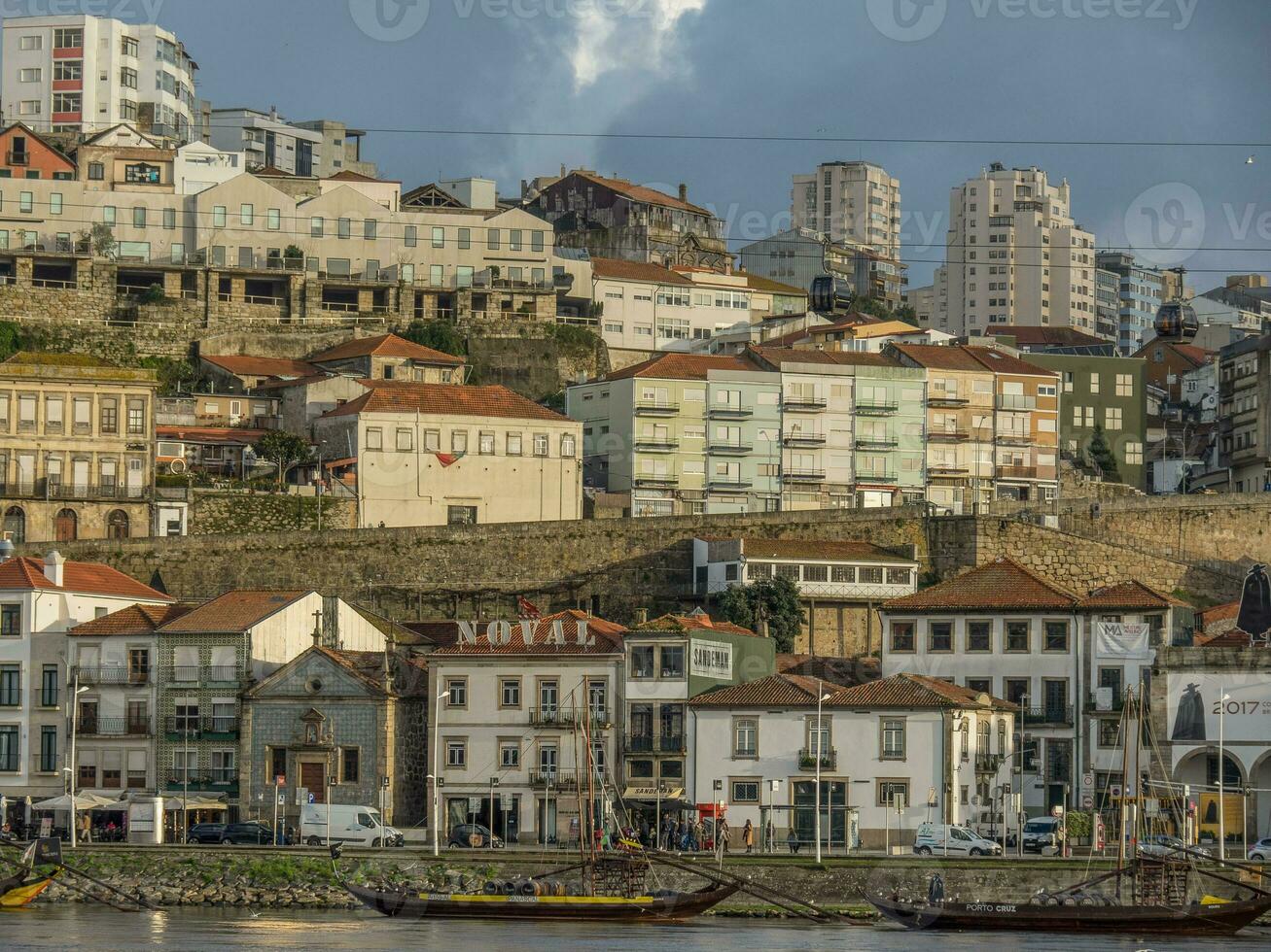 de stad porto foto