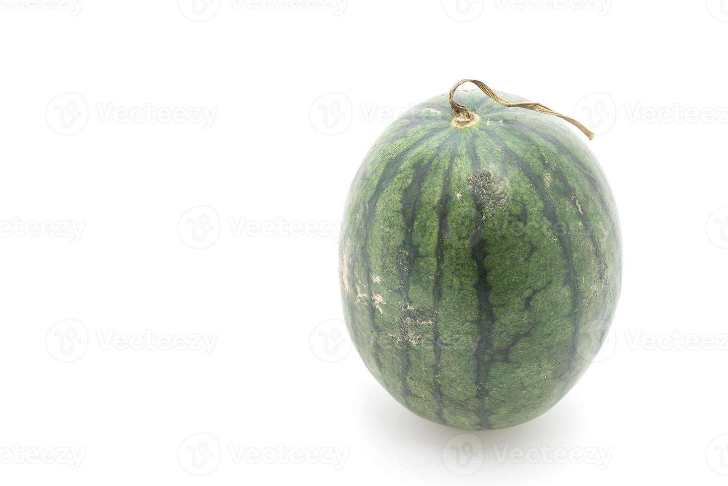 verse watermeloen op witte achtergrond foto