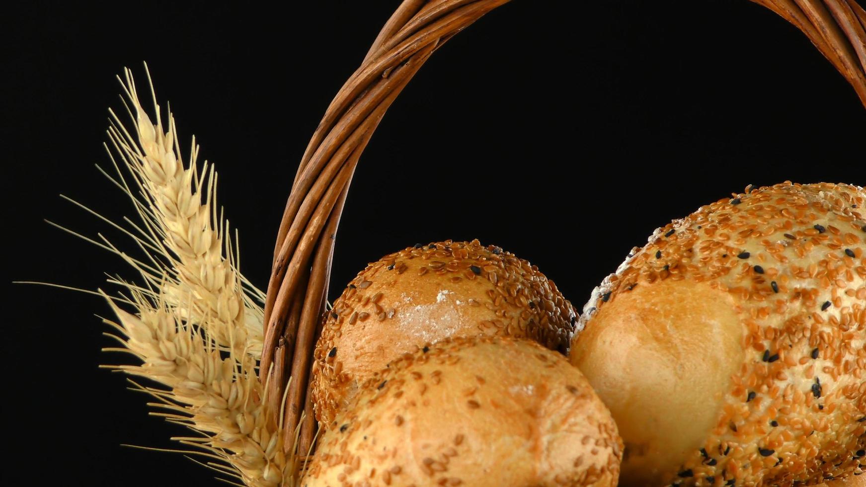 heerlijk vers brood eten concept foto