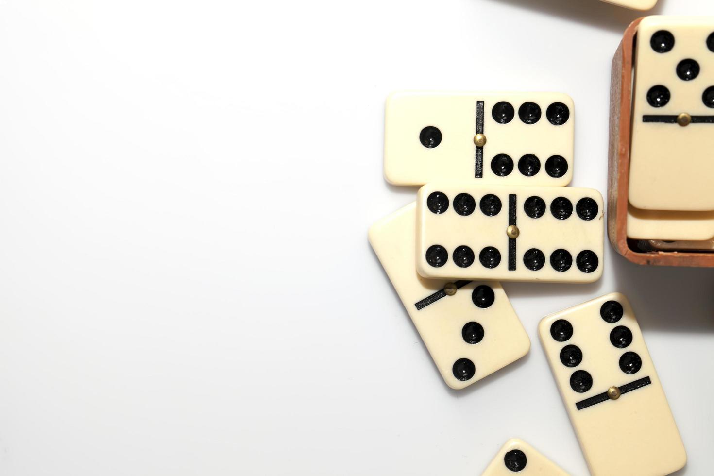 domino strategie spel stenen foto