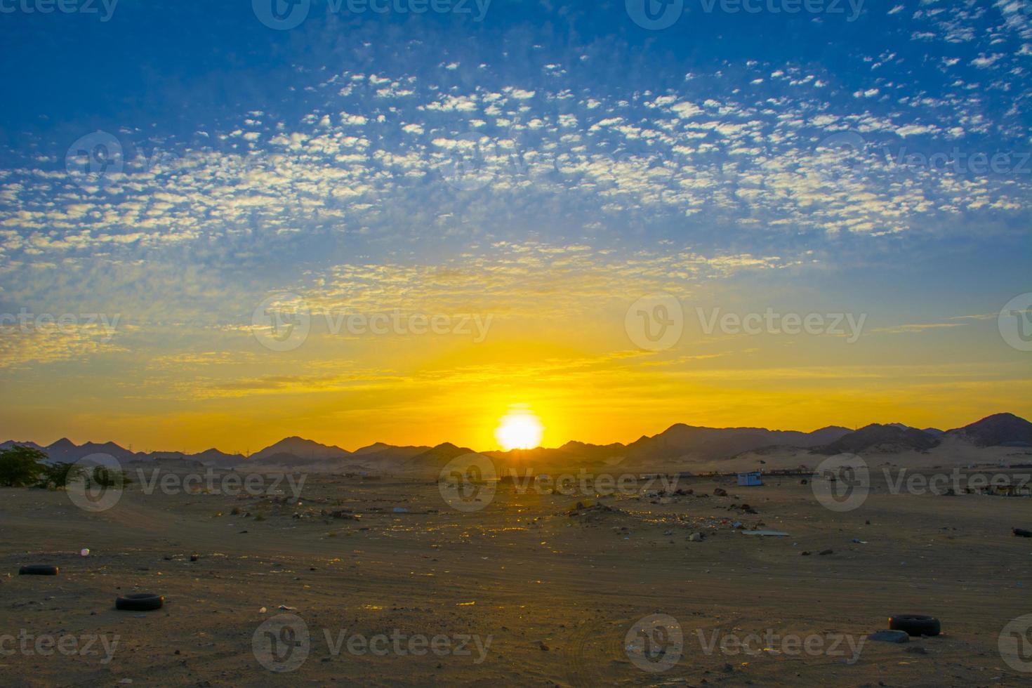 zonsopgang in Djedda foto