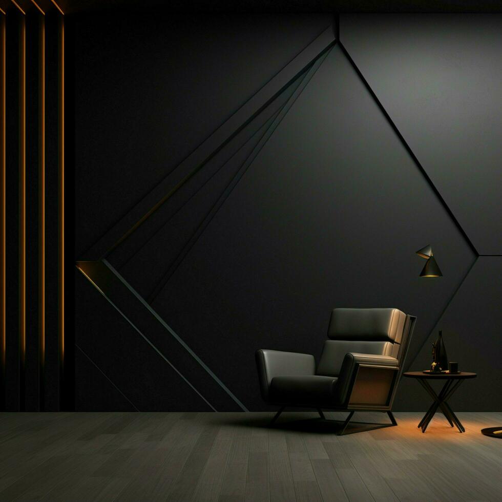 zwart minimalistische behang foto