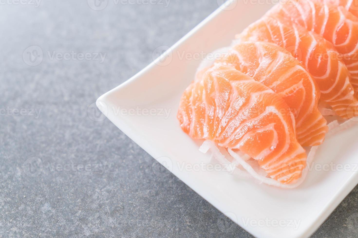 zalm rauwe sashimi foto