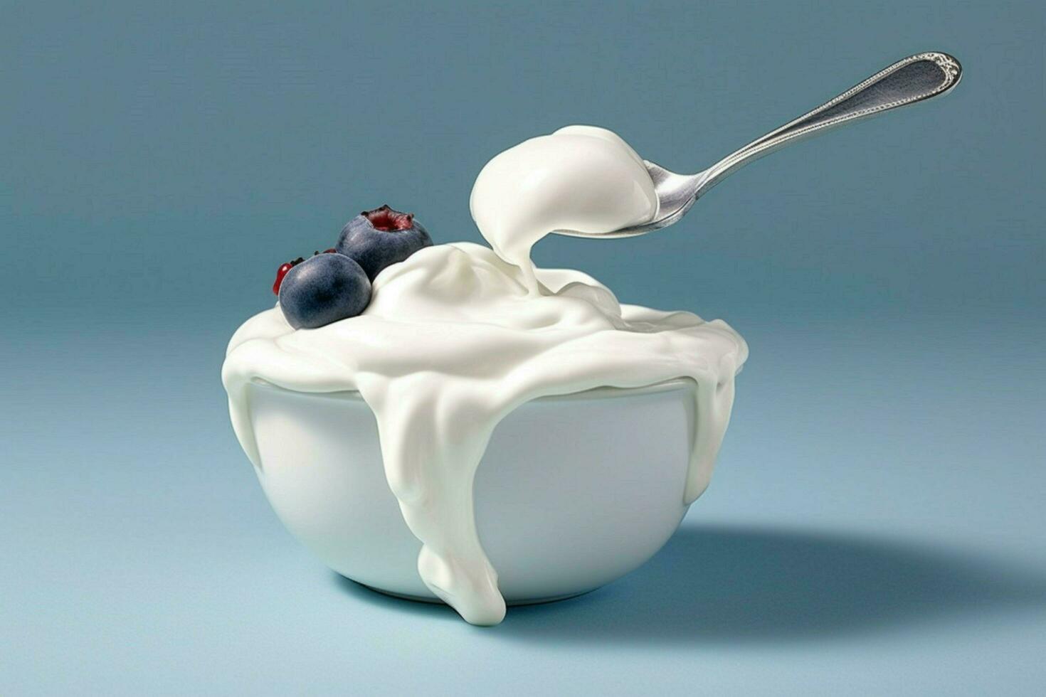 yoghurt beeld hd foto