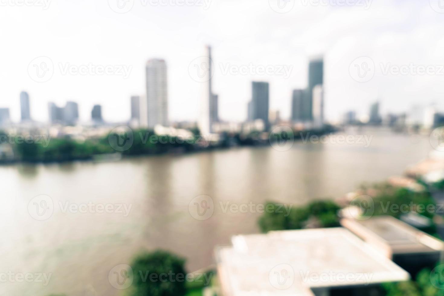 abstract vervagen bangkok stad in thailand foto