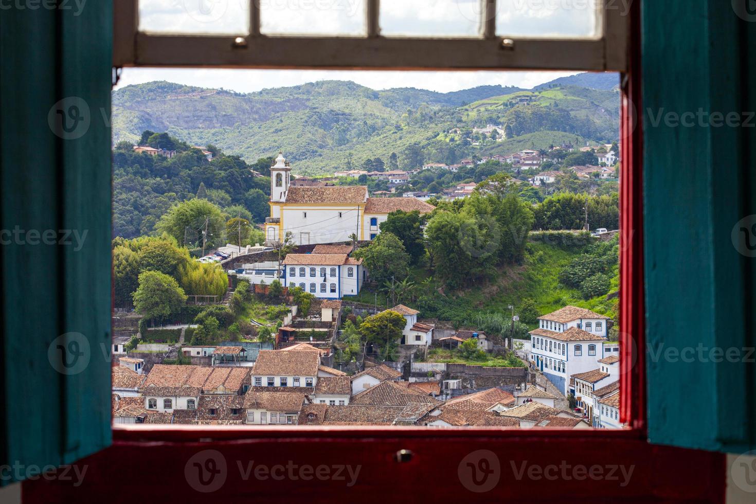 Ouro Preto City, provincie Minas Gerais, Brazilië foto