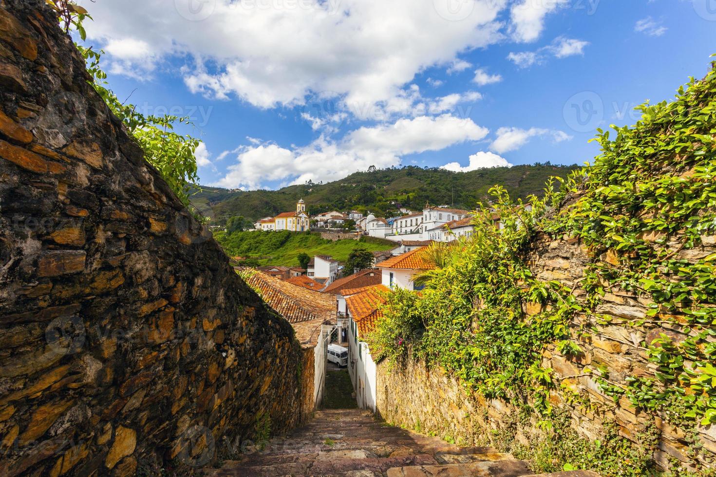 Ouro Preto City, provincie Minas Gerais, Brazilië foto