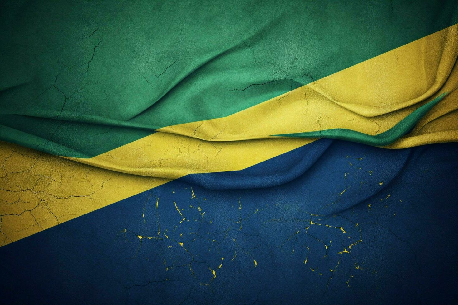 vlag behang van Gabon foto