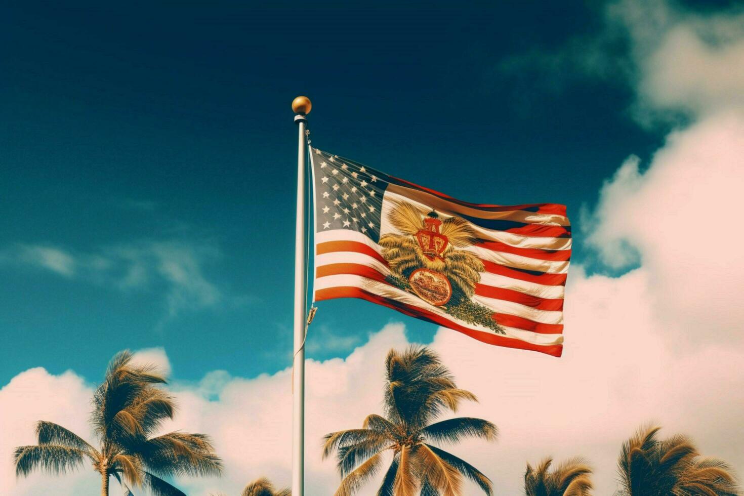 vlag behang van Hawaii foto