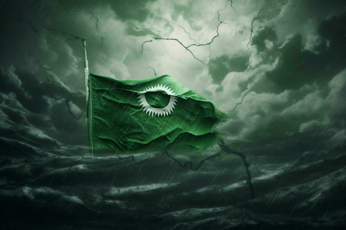 vlag behang van saudi Arabië foto