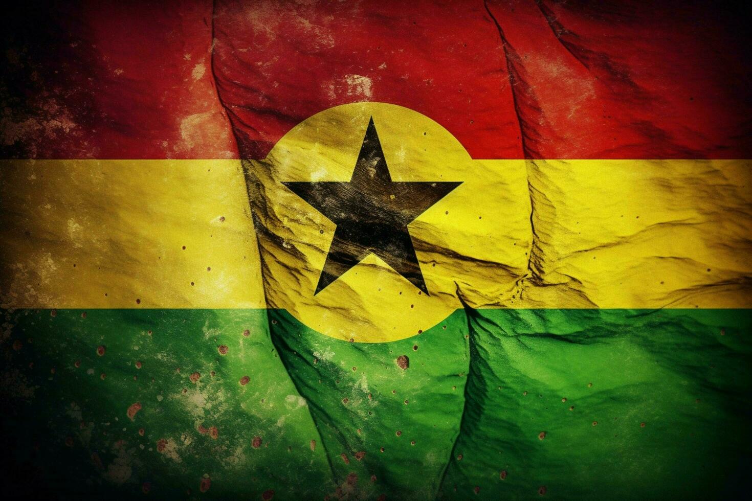 vlag behang van Senegal foto