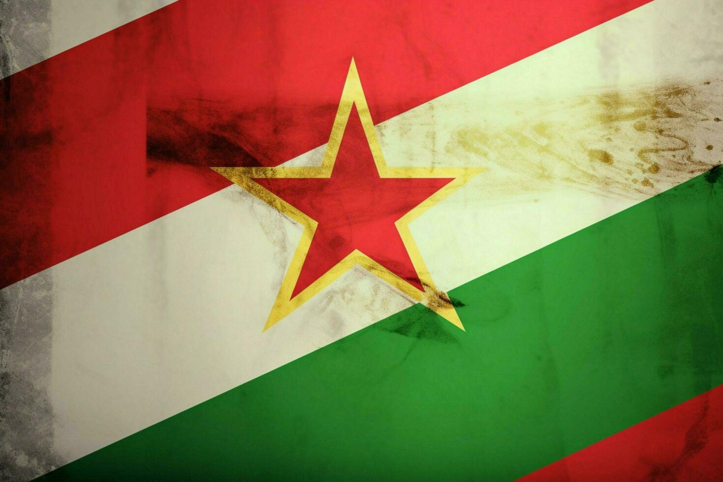 vlag behang van Suriname foto