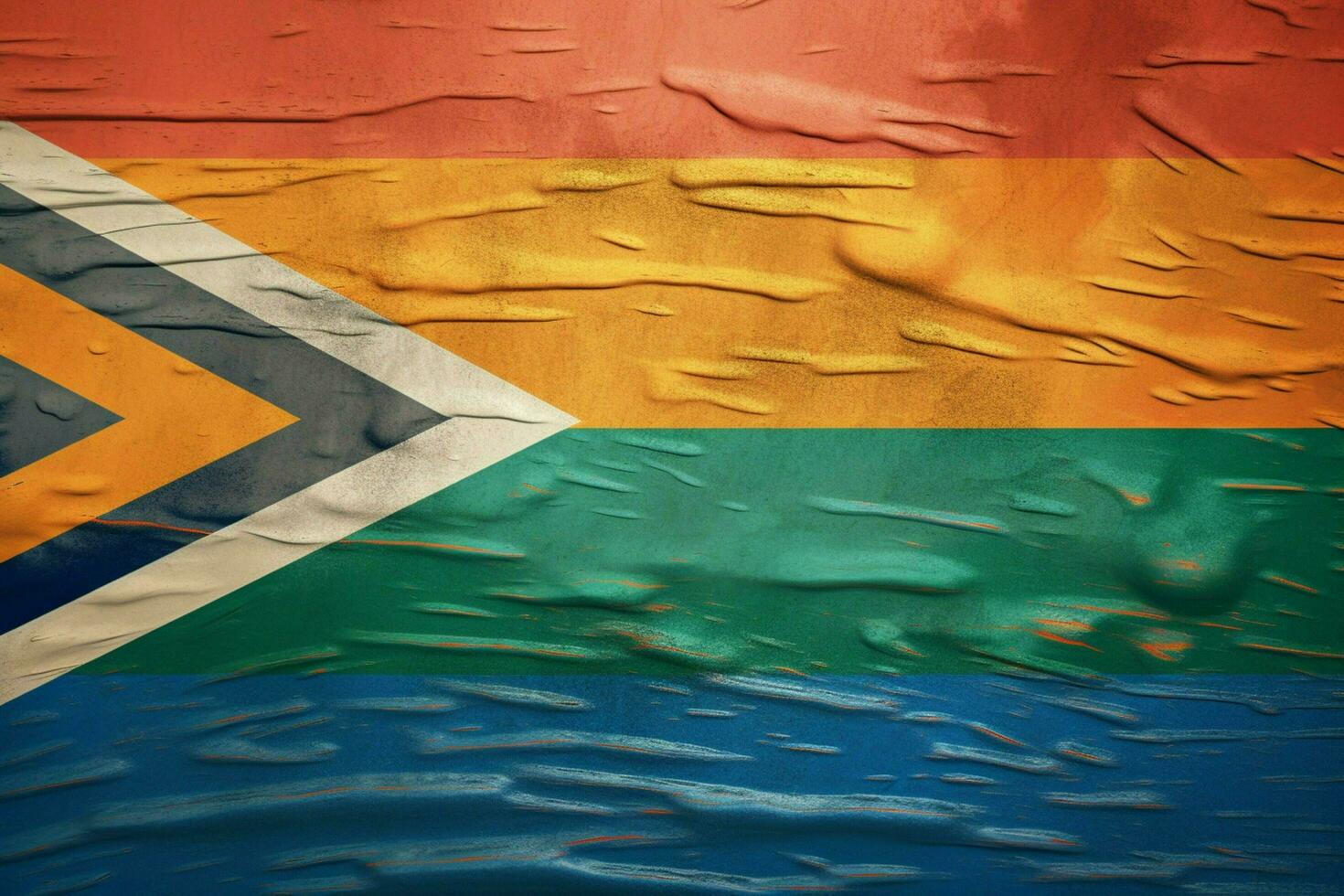 vlag behang van zuiden Afrika foto