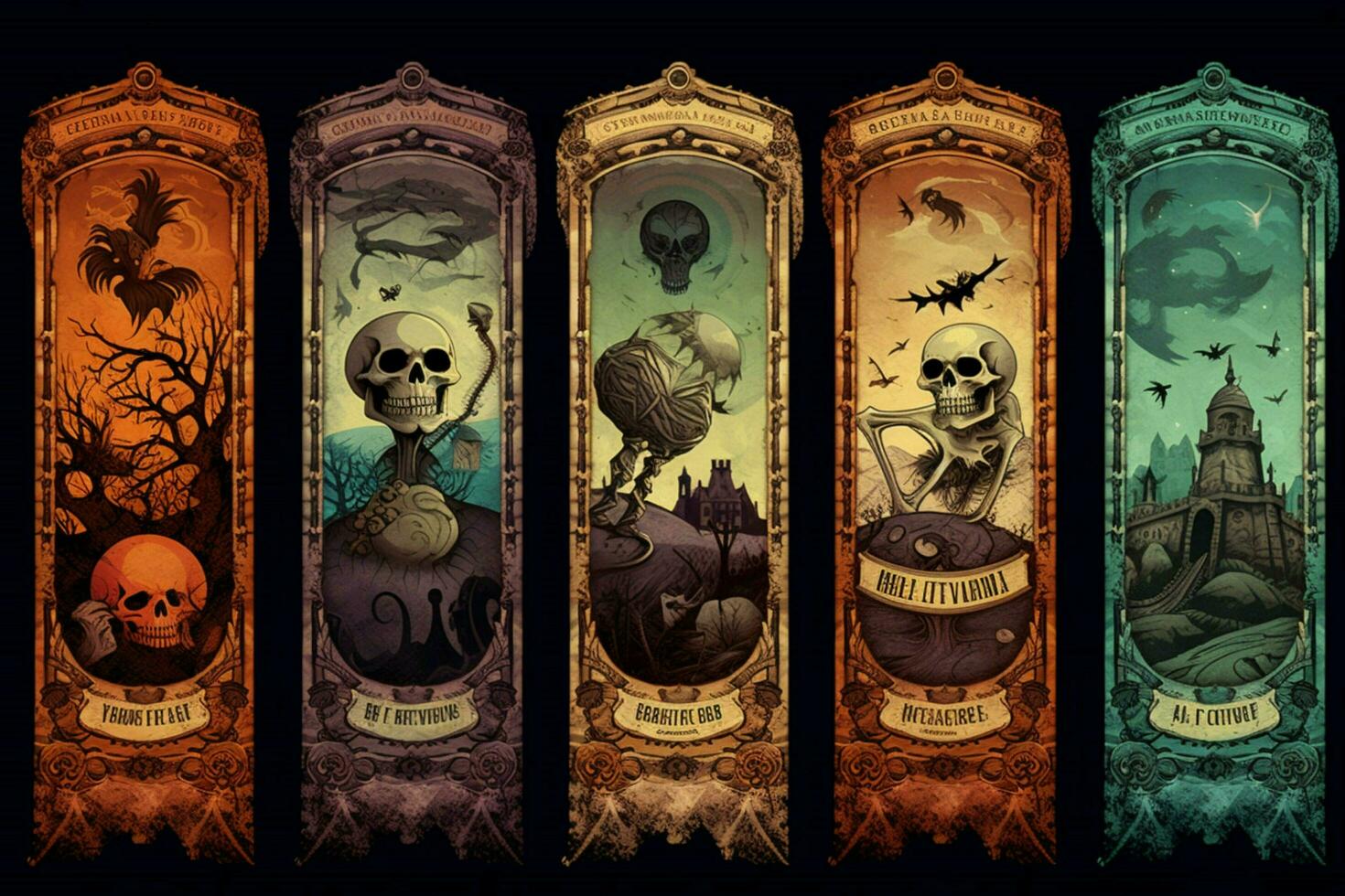 halloween banners beeld hd foto