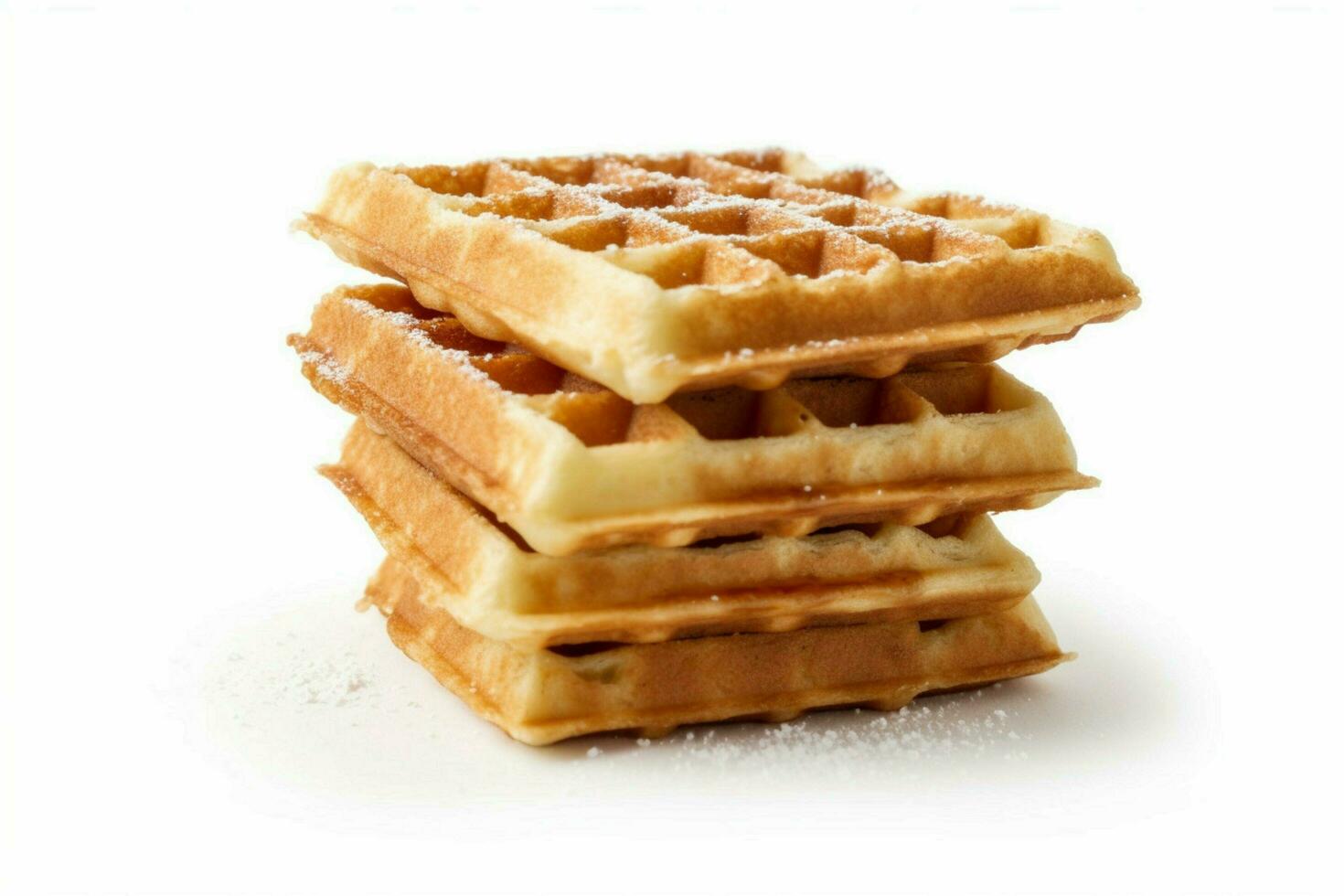 foto van wafels met Nee achtergrond