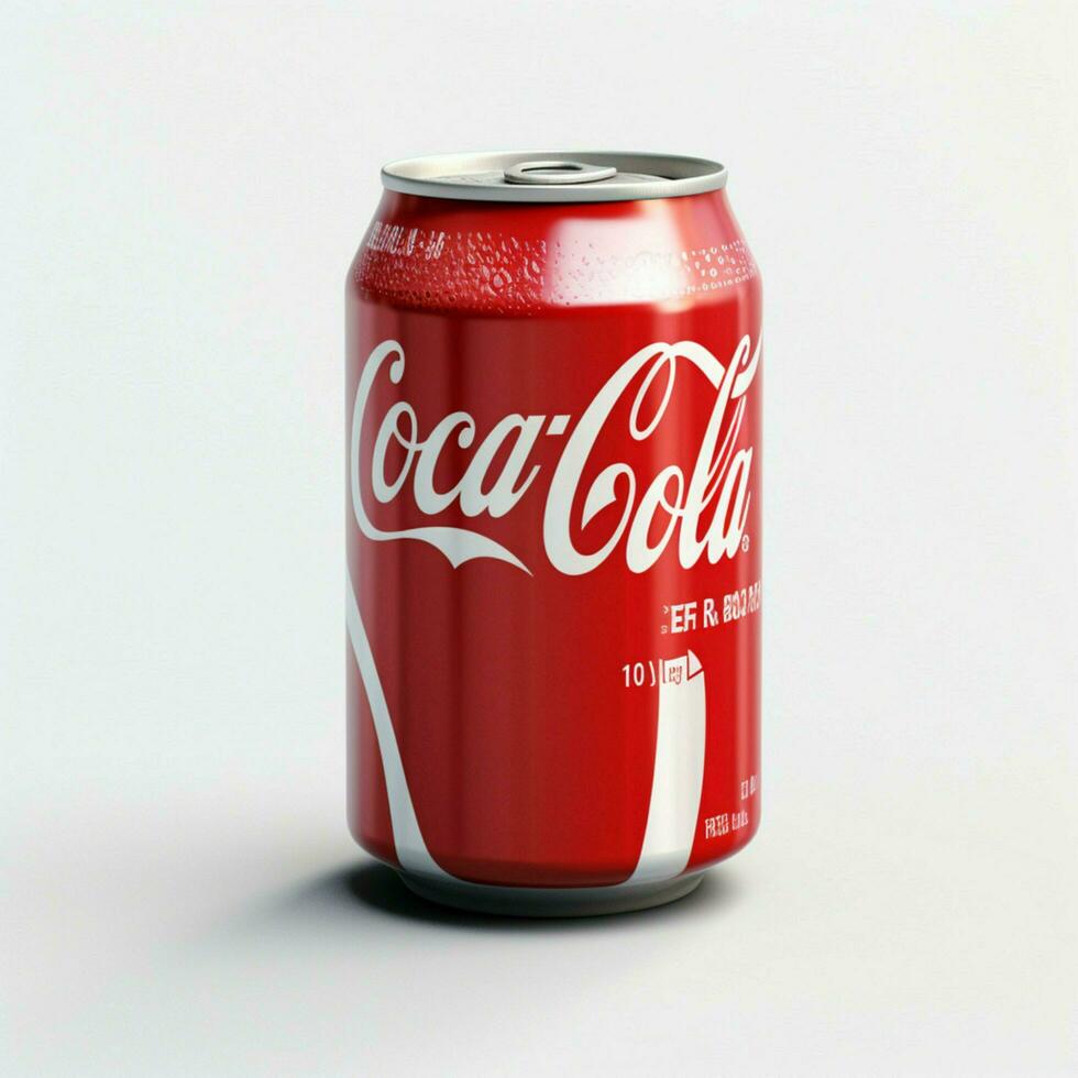 Coca Cola licht met wit achtergrond hoog kwaliteit foto