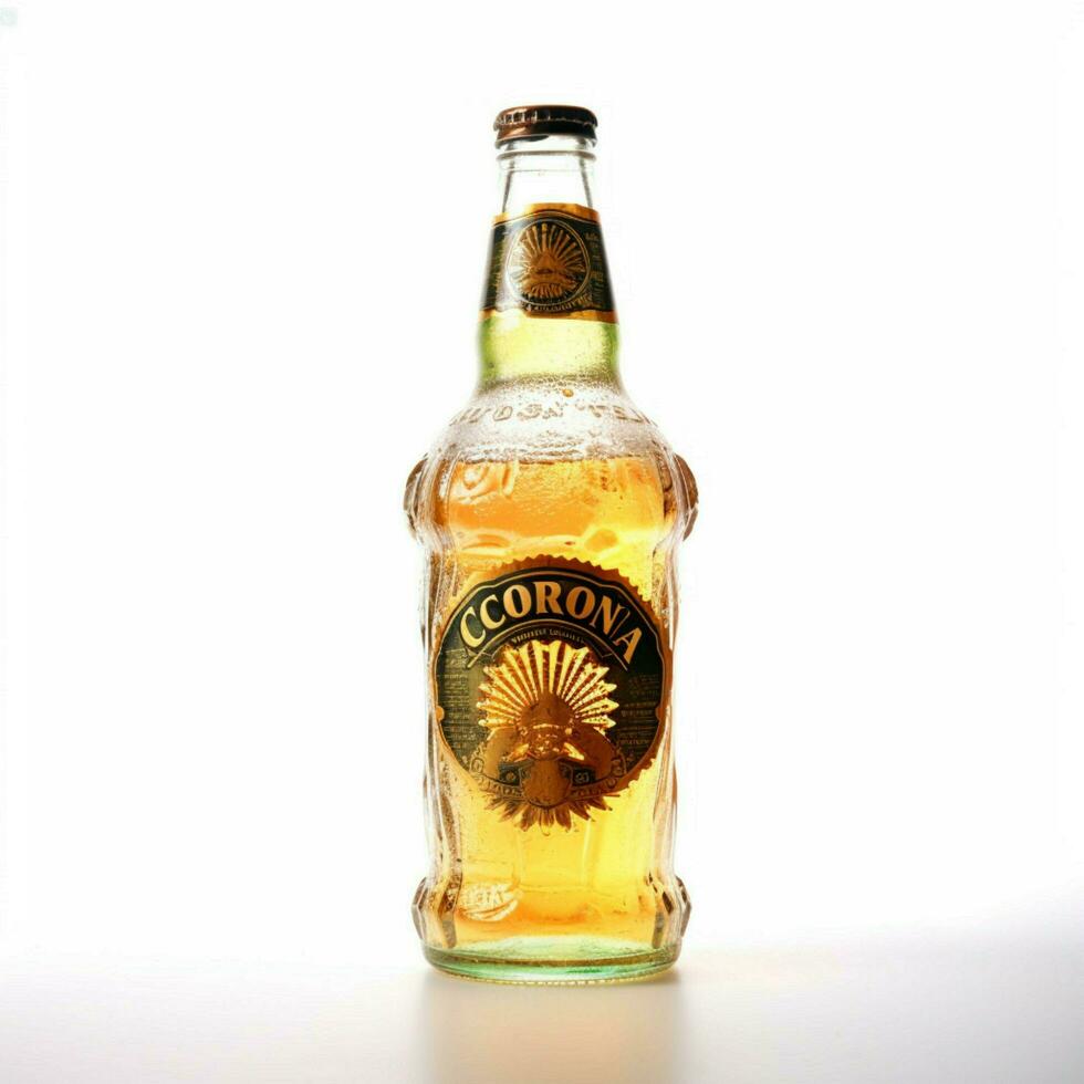 corona met wit achtergrond hoog kwaliteit ultra hd foto