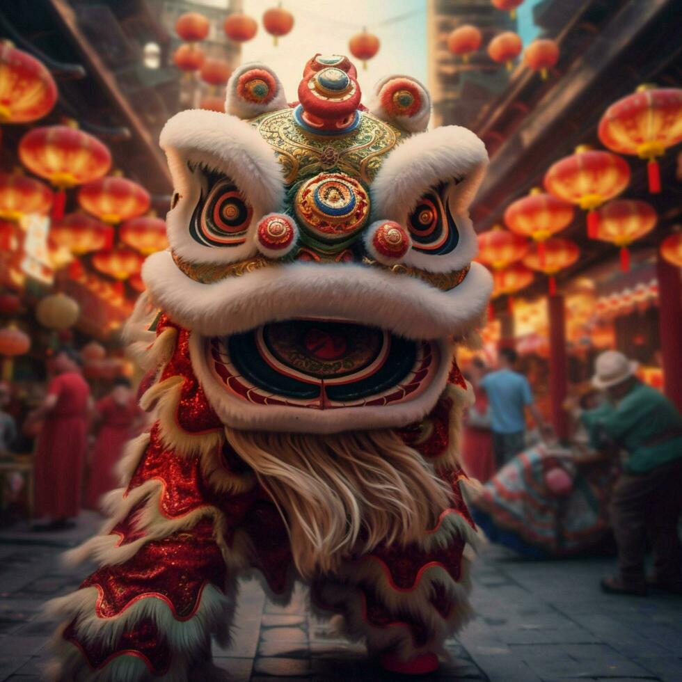 Chinese nieuw jaar hoog kwaliteit 4k ultra hd hdr foto