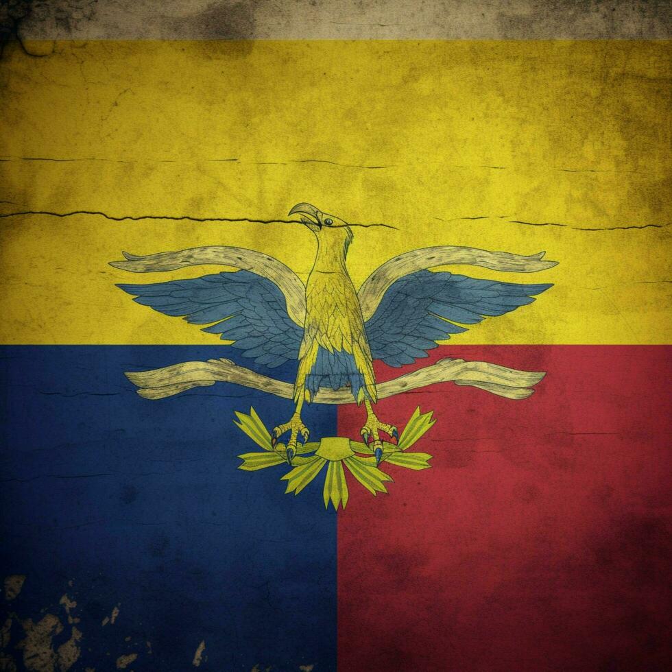 vlag van Ecuador hoog kwaliteit 4k ultra foto