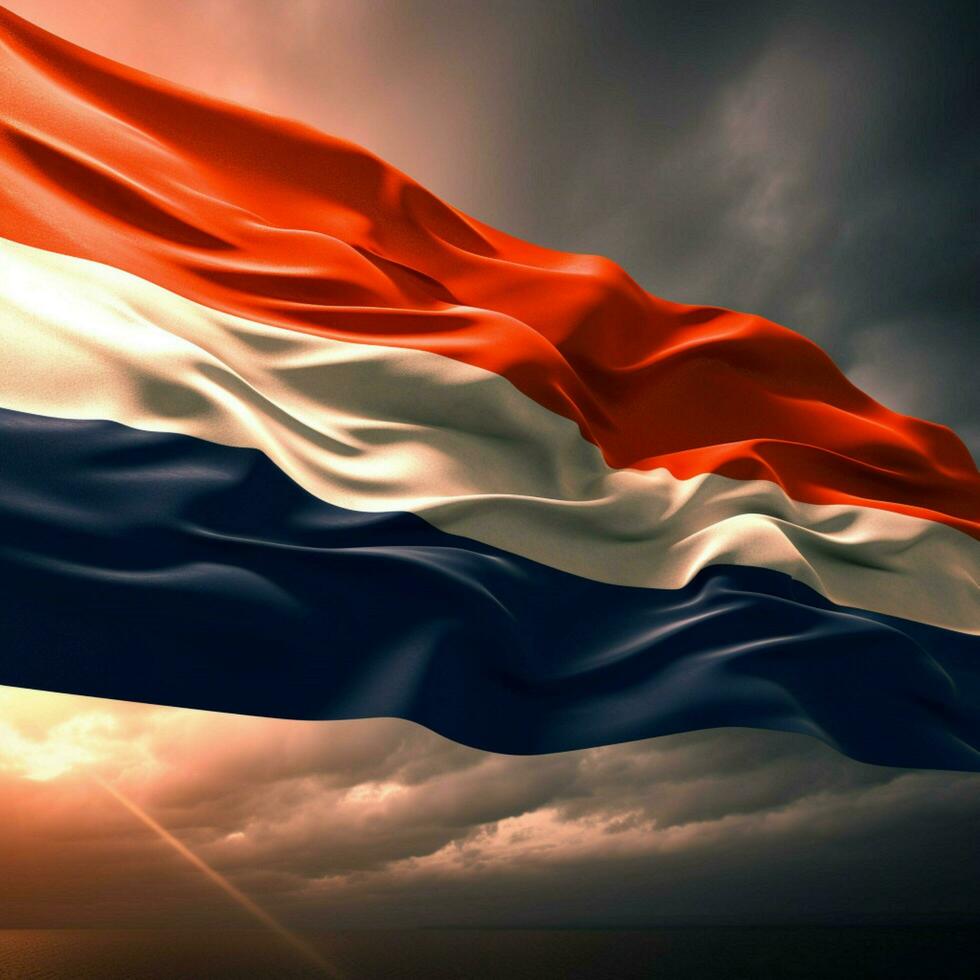 vlag van Nederland de hoog kwaliteit 4 foto