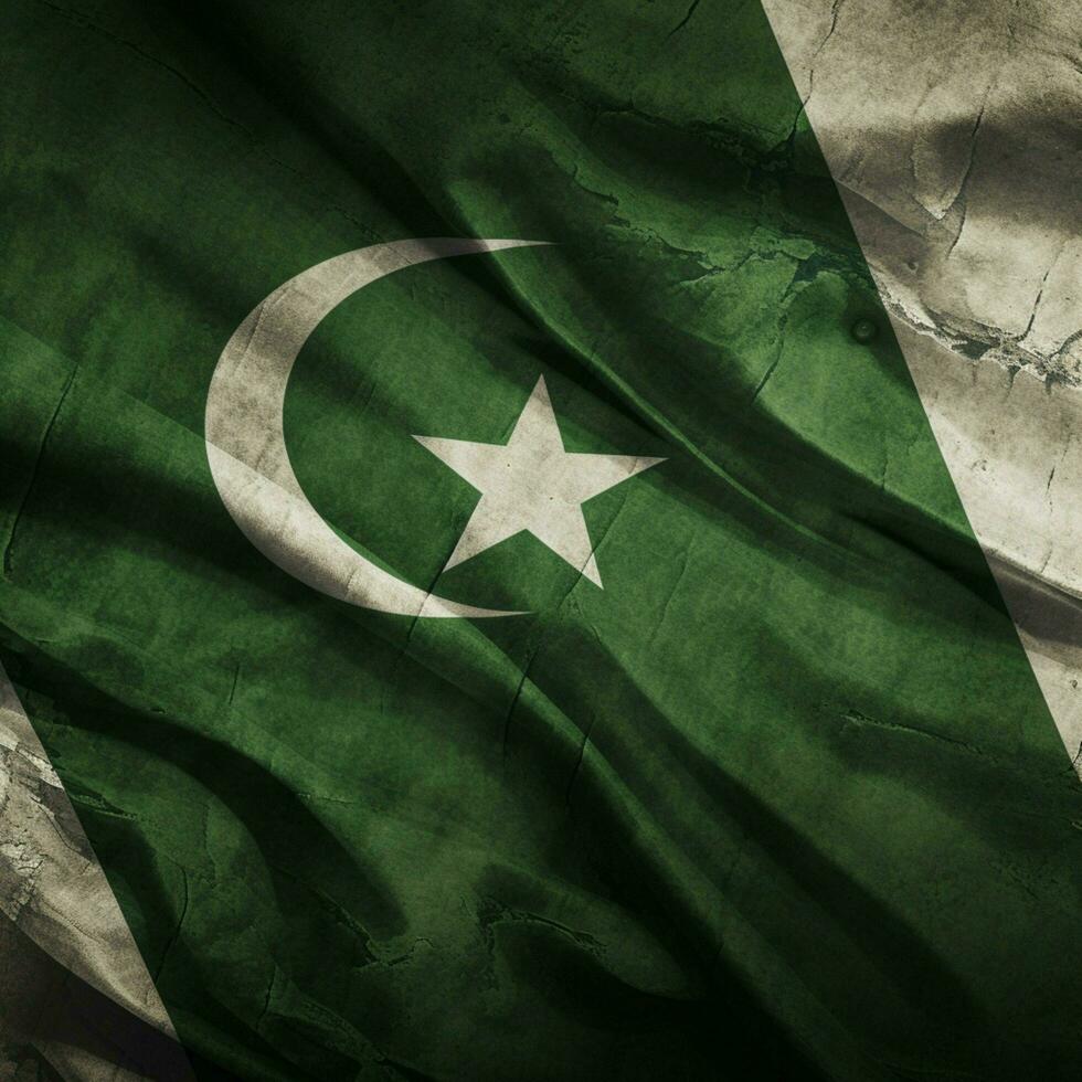 vlag van Pakistan hoog kwaliteit 4k ultra foto