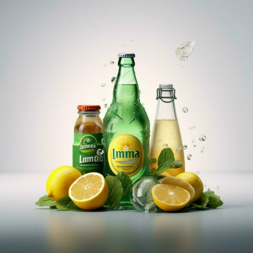 Product schoten van limca hoog kwaliteit 4k ultra hd foto