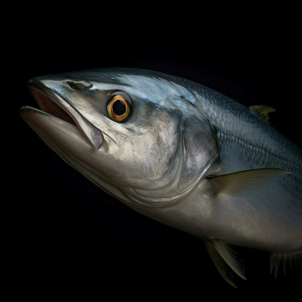 Product schoten van blauwe vis hoog kwaliteit 4k ultra foto