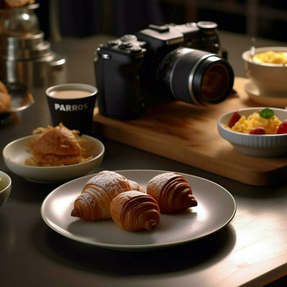 Product schoten van fotorealistisch professioneel voedsel foto