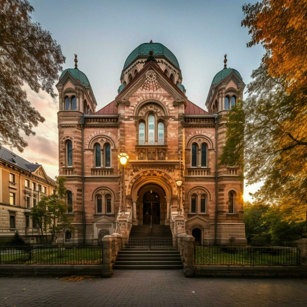 synagoge hoog kwaliteit 4k ultra hd hdr foto