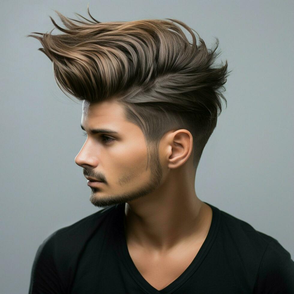 Mens haar- stijl foto