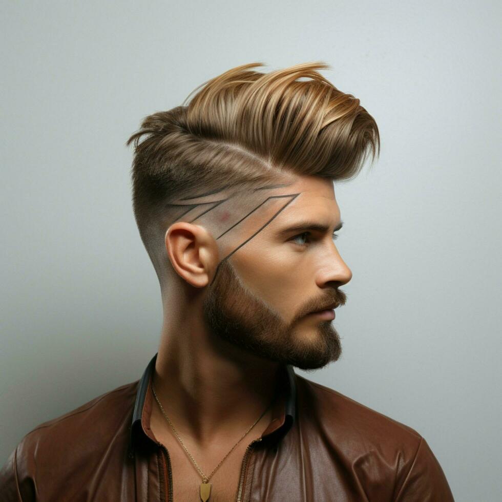 Mens haar- stijl foto