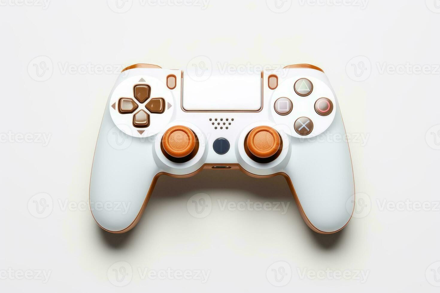 video game controller geïsoleerd op witte achtergrond foto