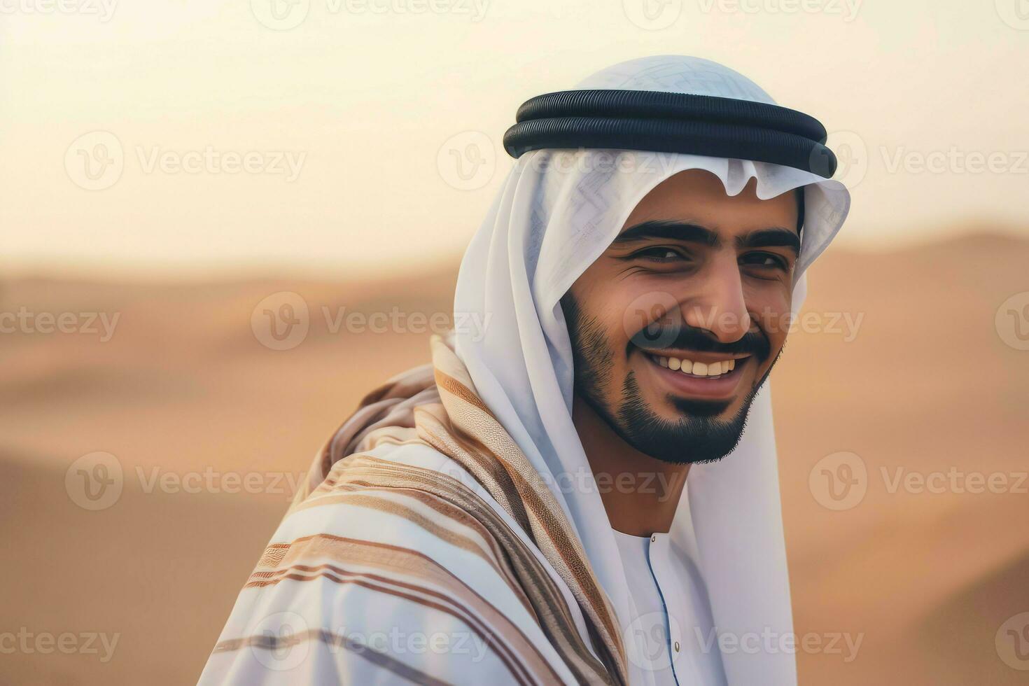 saudi Arabisch Mens. genereren ai foto