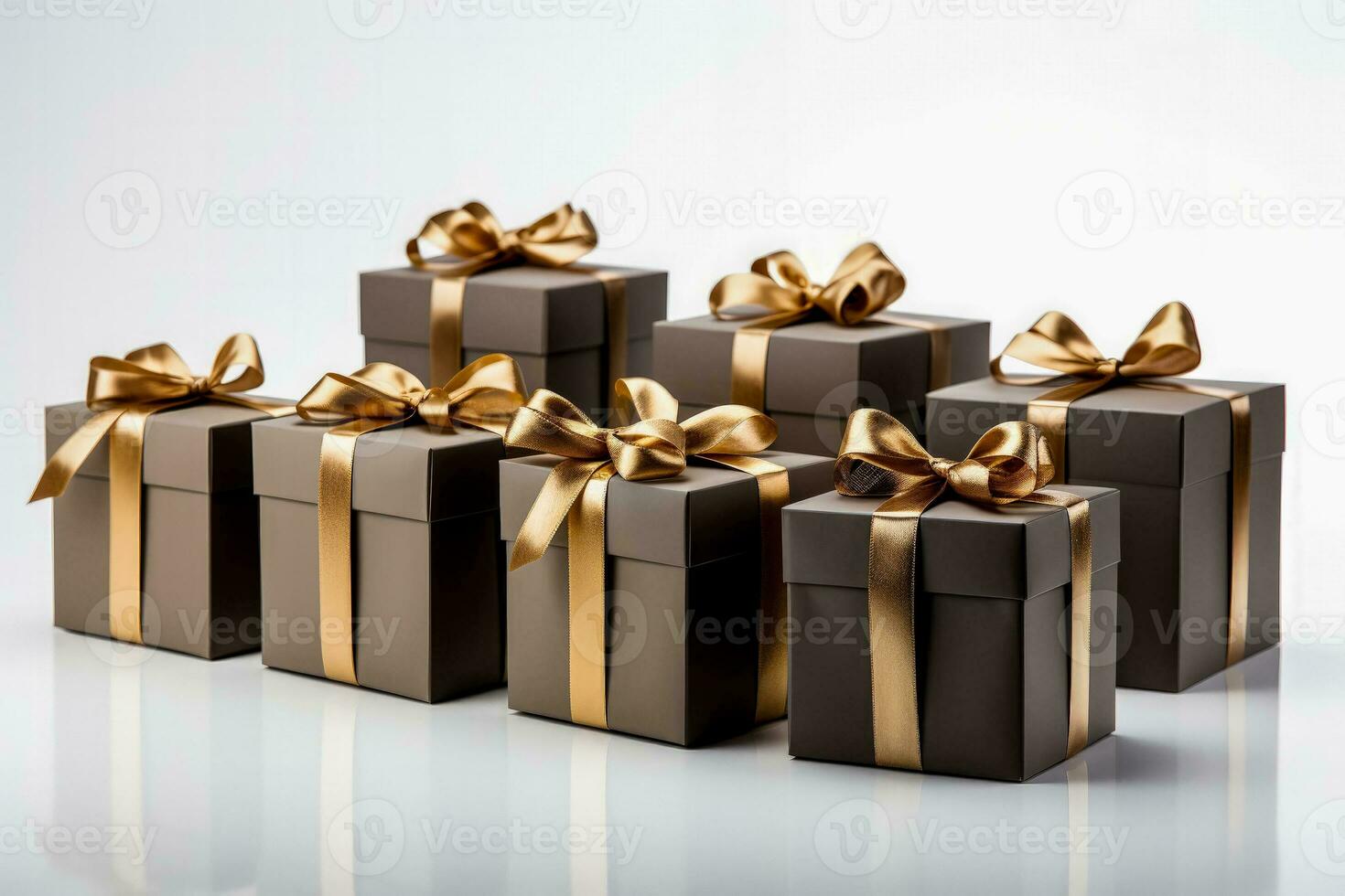 strak minimalistische stijl Mannen Kerstmis cadeaus geïsoleerd Aan een wit achtergrond foto