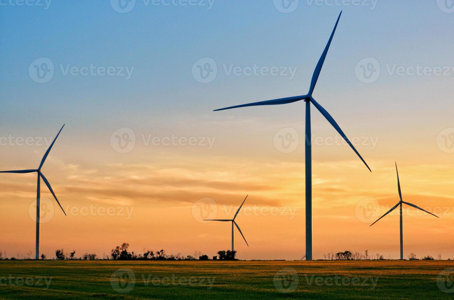 windmolenpark. windturbine. schieten in landelijke gebieden. foto