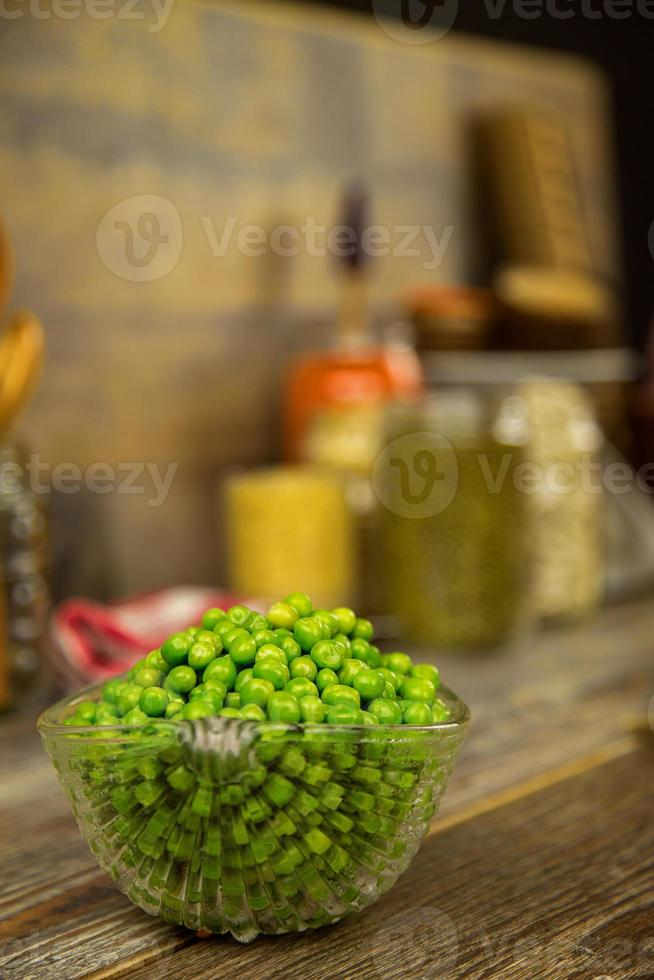 gezonde vegetarische rauwkost peulvruchten foto