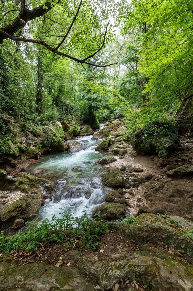 bleck rivier dopo waterval van marmer foto