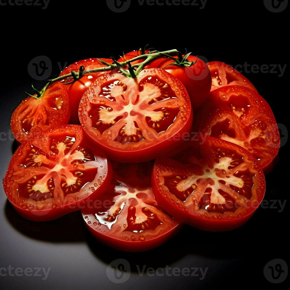 vers besnoeiing tomaten. een elegant foto. hoog oplossing. ai generatief foto