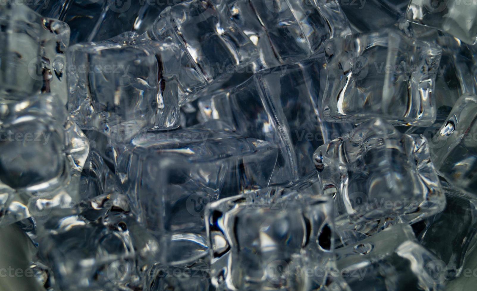 ijsblokjes, close-up foto