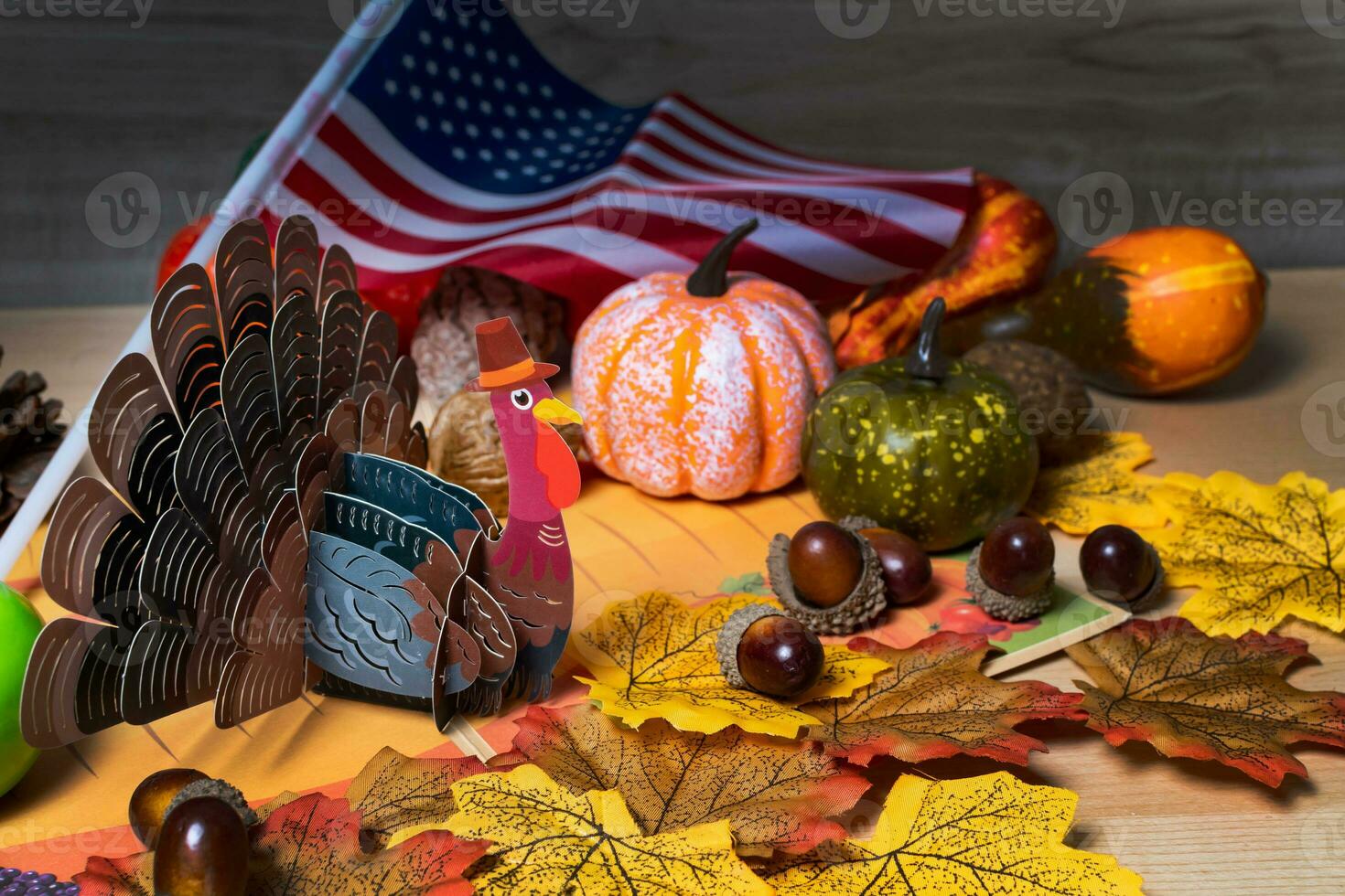 dankzegging, halloween, herfst oogst concept. foto