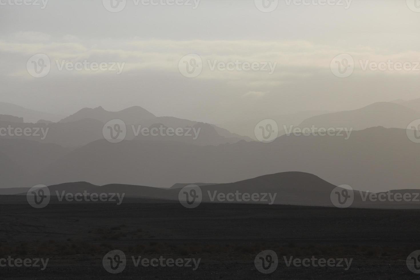 verbazingwekkende landschappen van de sinai, egypte foto