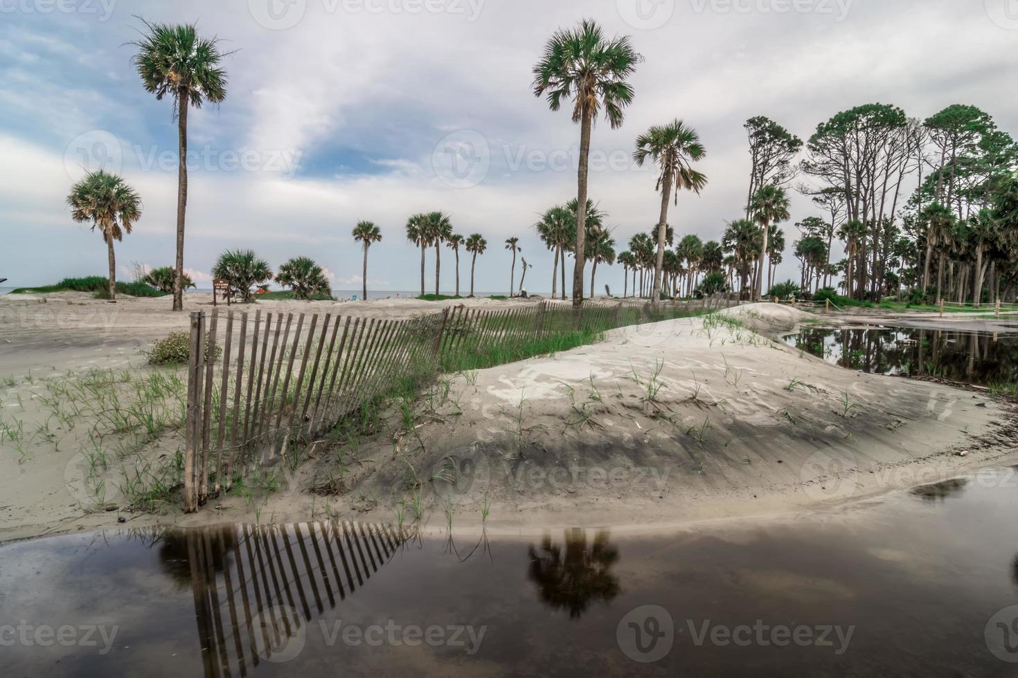 jachteiland South Carolina strandtaferelen foto