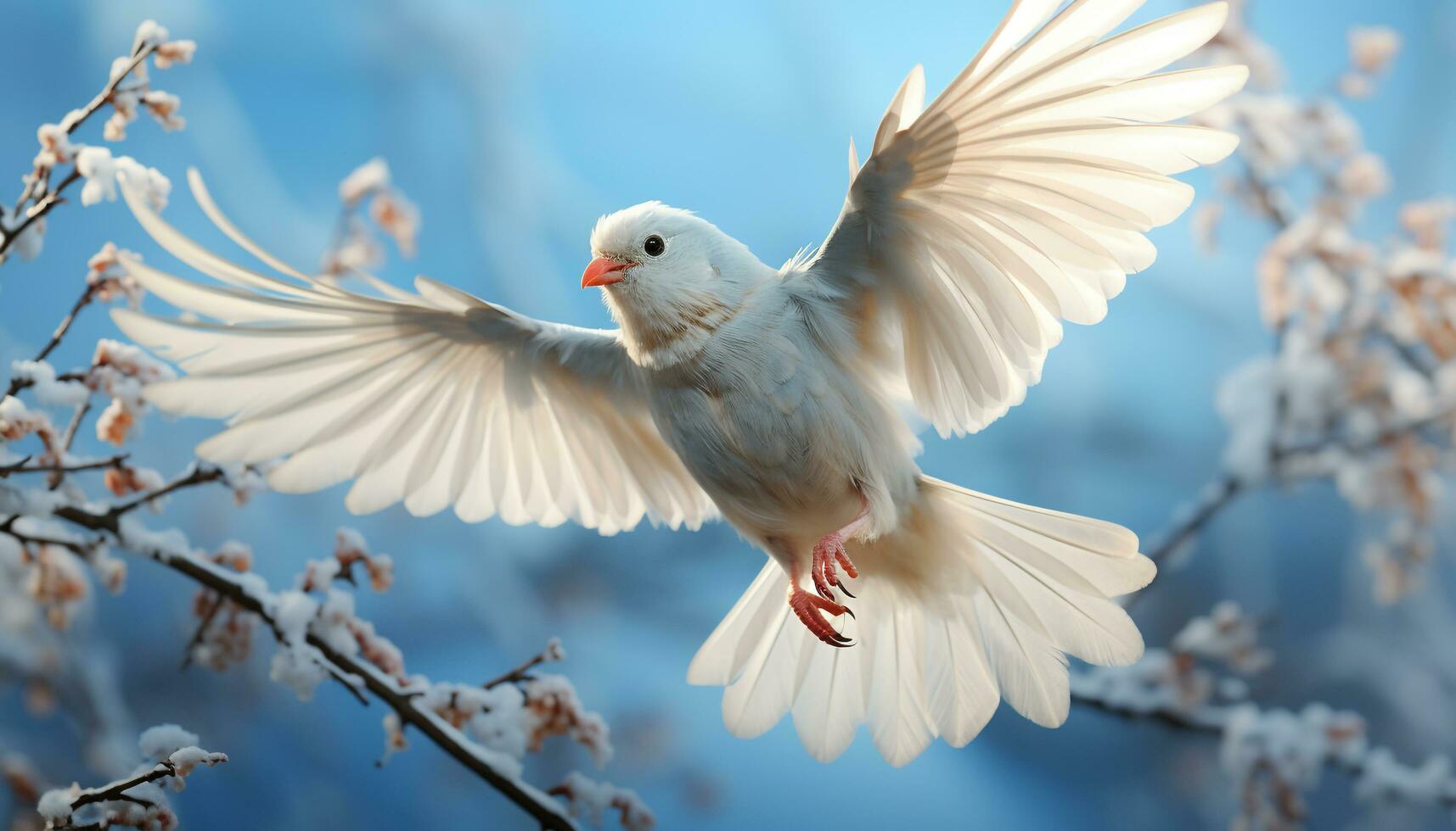 vliegend zeemeeuw, vrijheid in natuur, schoonheid in verspreiding Vleugels gegenereerd door ai foto