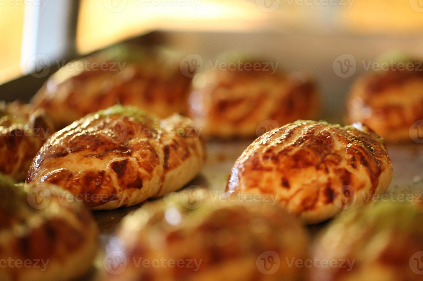 honing kokosnoot arabisch, iraans gebak, bakkerijproducten foto