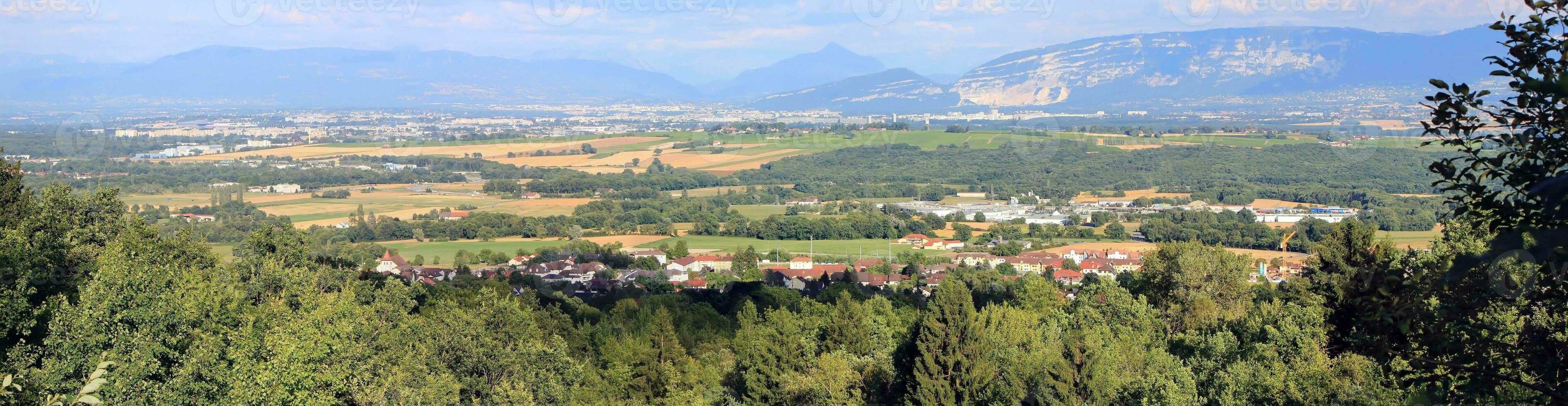 Genève Oppervlakte panorama, Zwitserland foto