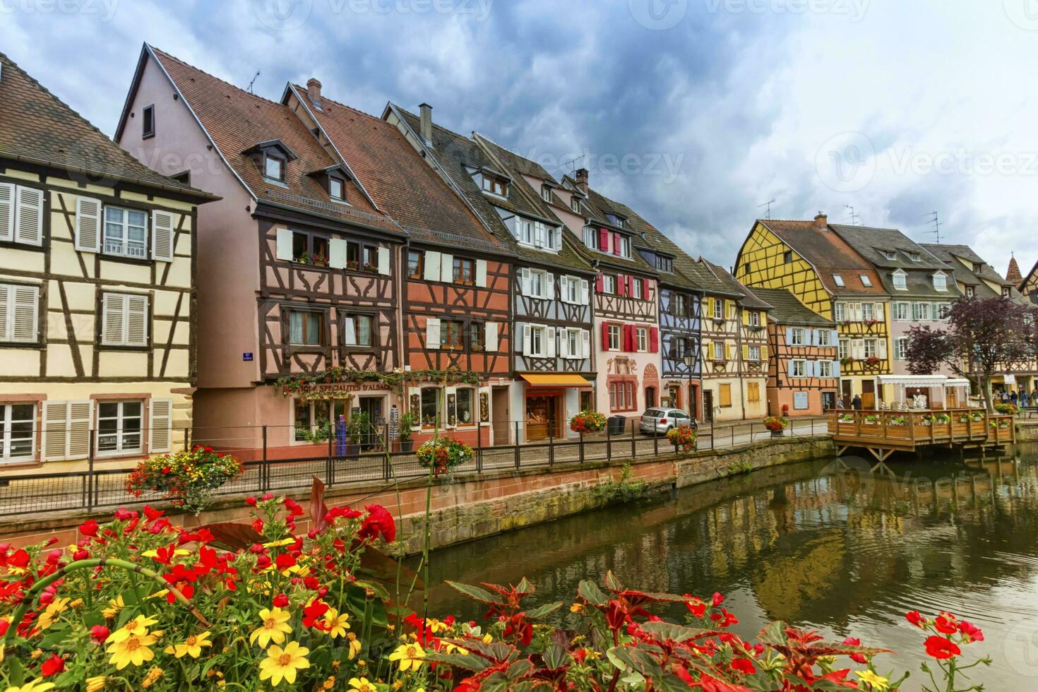 weinig Venetië, Fijn Venetië, in colmar, Elzas, Frankrijk foto