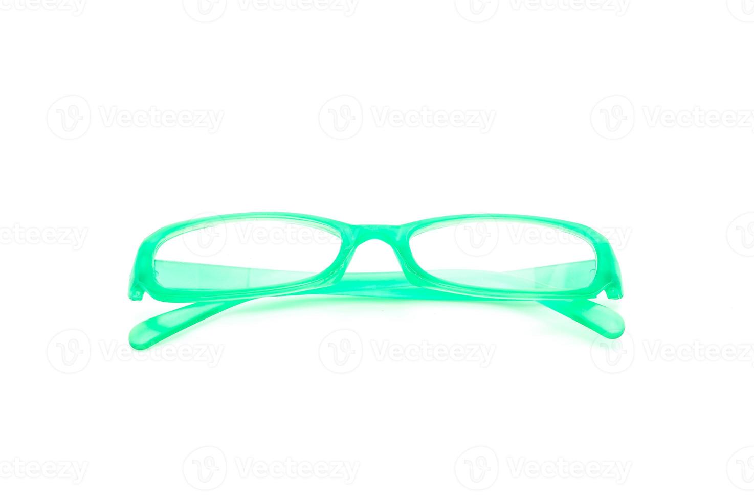 bril, bril of bril op witte achtergrond foto