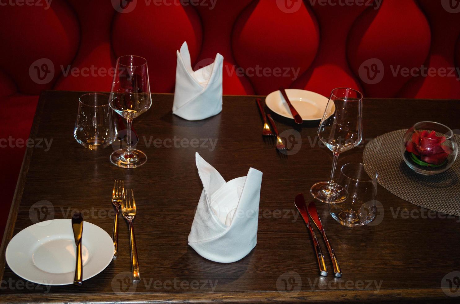 diner voor twee op valentijnsdag foto